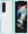 Itskins Hybrid R // Clear Phone Case for Samsung Galaxy Z Fold3 5G - Light Blue/Clear