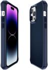 ITSKINS HYBRID R // NYLON Phone Case with MagSafe for iPhone 14 Pro Max - Dark Blue