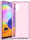 Itskins Spectrum // Clear Phone Case for Samsung Galaxy A31 - Light Pink/Transparent