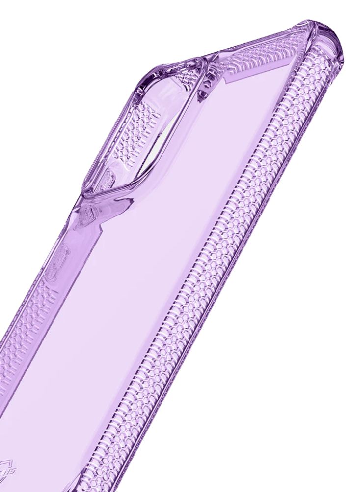 ITSKINS SPECTRUM R // CLEAR Series Phone Case for Motorola Moto G Stylus 5G (2024) - Light Purple - Brand New