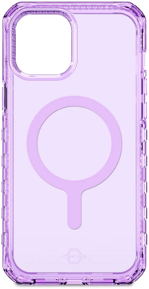 ITSKINS SUPREME R // CLEAR Phone Case with MagSafe for iPhone 13 Pro - Light Purple - Brand New