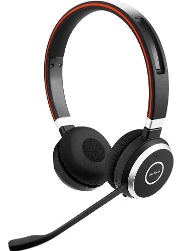 Jabra Evolve 65 Noise Cancelling Microphone Stereo Headset - Black