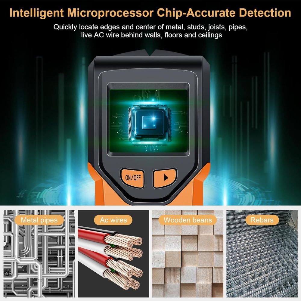 Refurbished JAXWQ 5-in-1 Stud Finder Wall Scanner (TH410) - Reebelo US