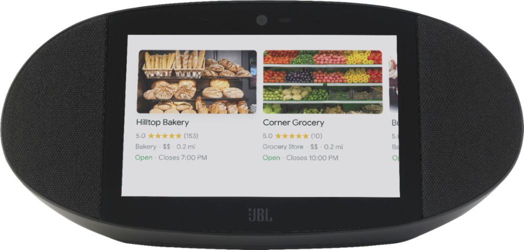 JBL Link View Smart Speaker - Black