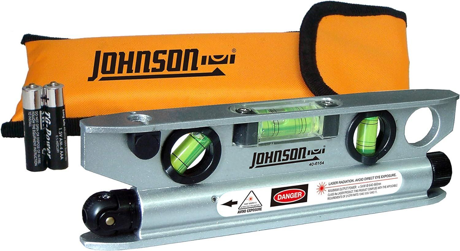 Refurbished Johnson Level & Tool 40-6164 Magnetic Torpedo Laser Level - Reebelo US