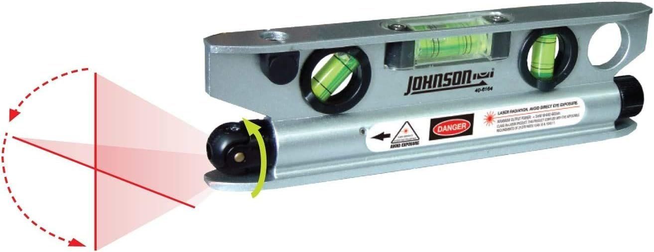 Refurbished Johnson Level & Tool 40-6164 Magnetic Torpedo Laser Level - Reebelo US