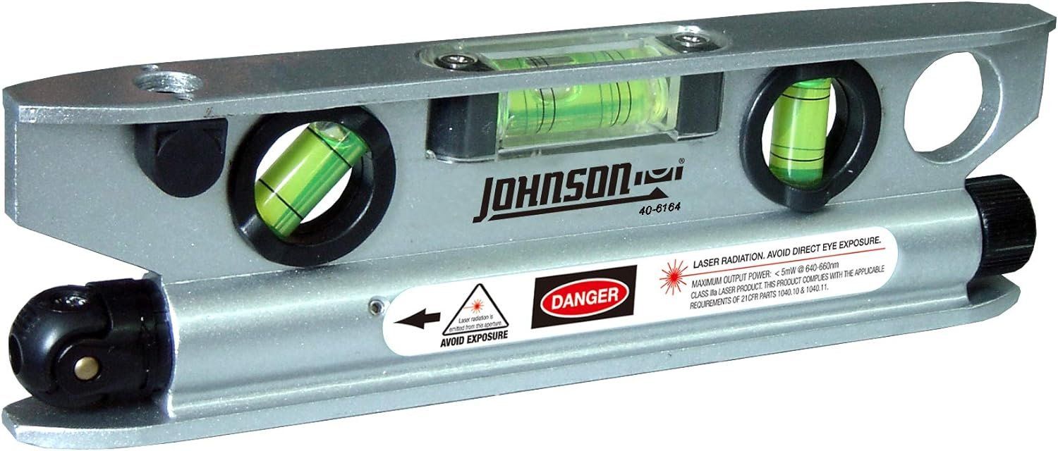 Refurbished Johnson Level & Tool 40-6164 Magnetic Torpedo Laser Level - Reebelo US