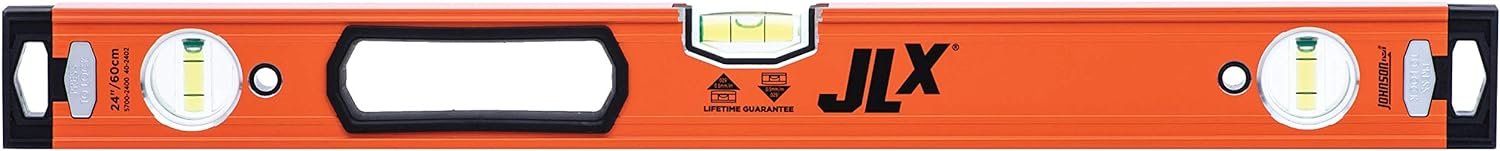 Johnson Level & Tool 5700-2400 Heavy Duty Aluminum Box Level 24" - Orange