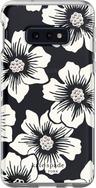 Kate Spade Defensive Hardshell Case for Samsung Galaxy S10e - Hollyhock Floral (Clear/Cream)
