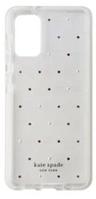 Kate Spade Defensive Hardshell Case for Samsung Galaxy S20+ - Pin Dot Gems & Pearls Clear