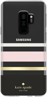 Kate Spade Flexible Hardshell Phone Case for Galaxy S9+ - Charlotte Stripe Black