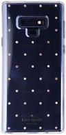 Kate Spade Hardshell Phone Case for Galaxy Note9 - Pin Dot Gems (Clear)