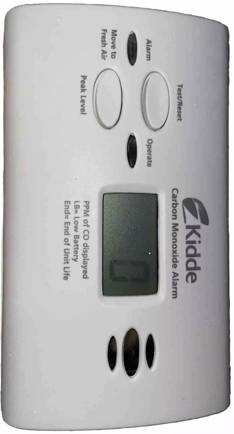 Refurbished Kidde KN-COPP-B-LPM Battery Powered CO Alarm with Digital Display - Reebelo US