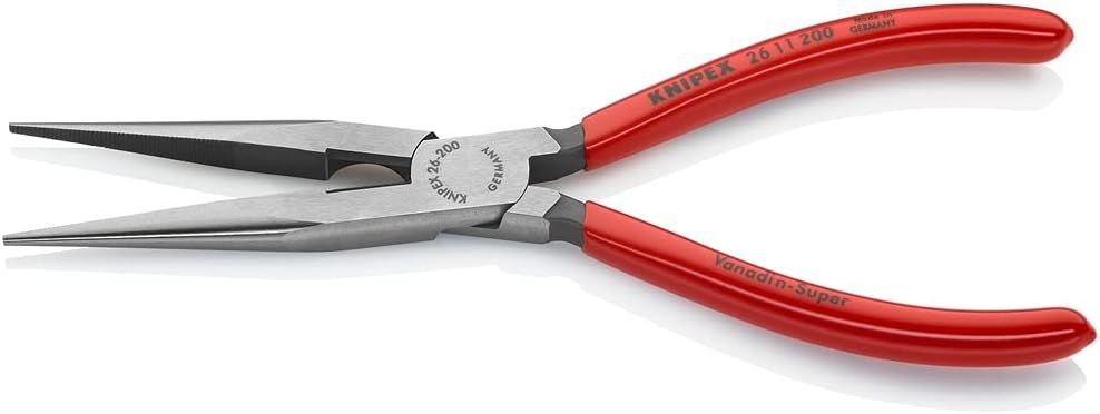Refurbished Knipex 26 11 200 8" Long Nose Pliers with Cutter - Reebelo US
