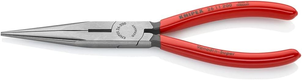 Refurbished Knipex 26 11 200 8" Long Nose Pliers with Cutter - Reebelo US