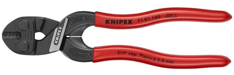 Refurbished Knipex 71 01 160 6 1/4" CoBolt S Compact Bolt Cutters - Reebelo US