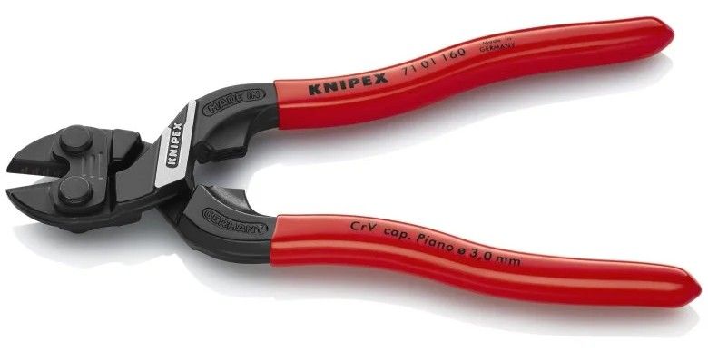 Refurbished Knipex 71 01 160 6 1/4" CoBolt S Compact Bolt Cutters - Reebelo US
