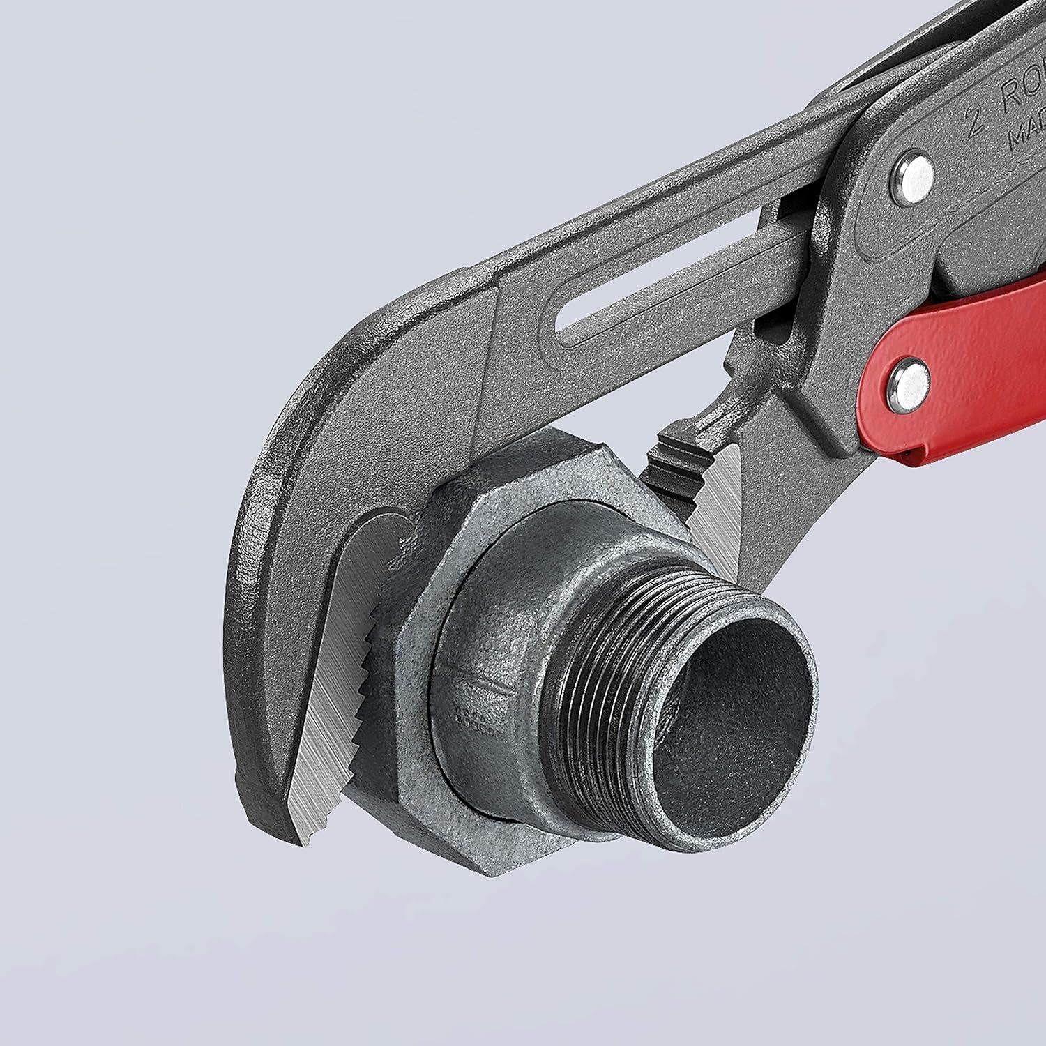 Refurbished Knipex 83 61 020 22 1/2" Rapid Adjust Swedish Pipe Wrench-S-Type - Reebelo US