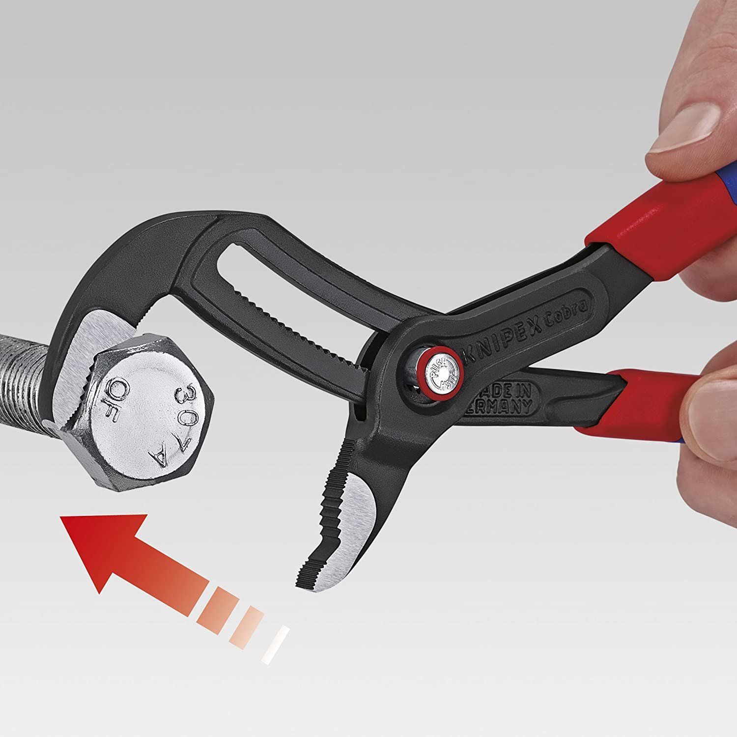 Refurbished Knipex 87 22 250 10" Cobra QuickSet Water Pump Pliers - Reebelo US