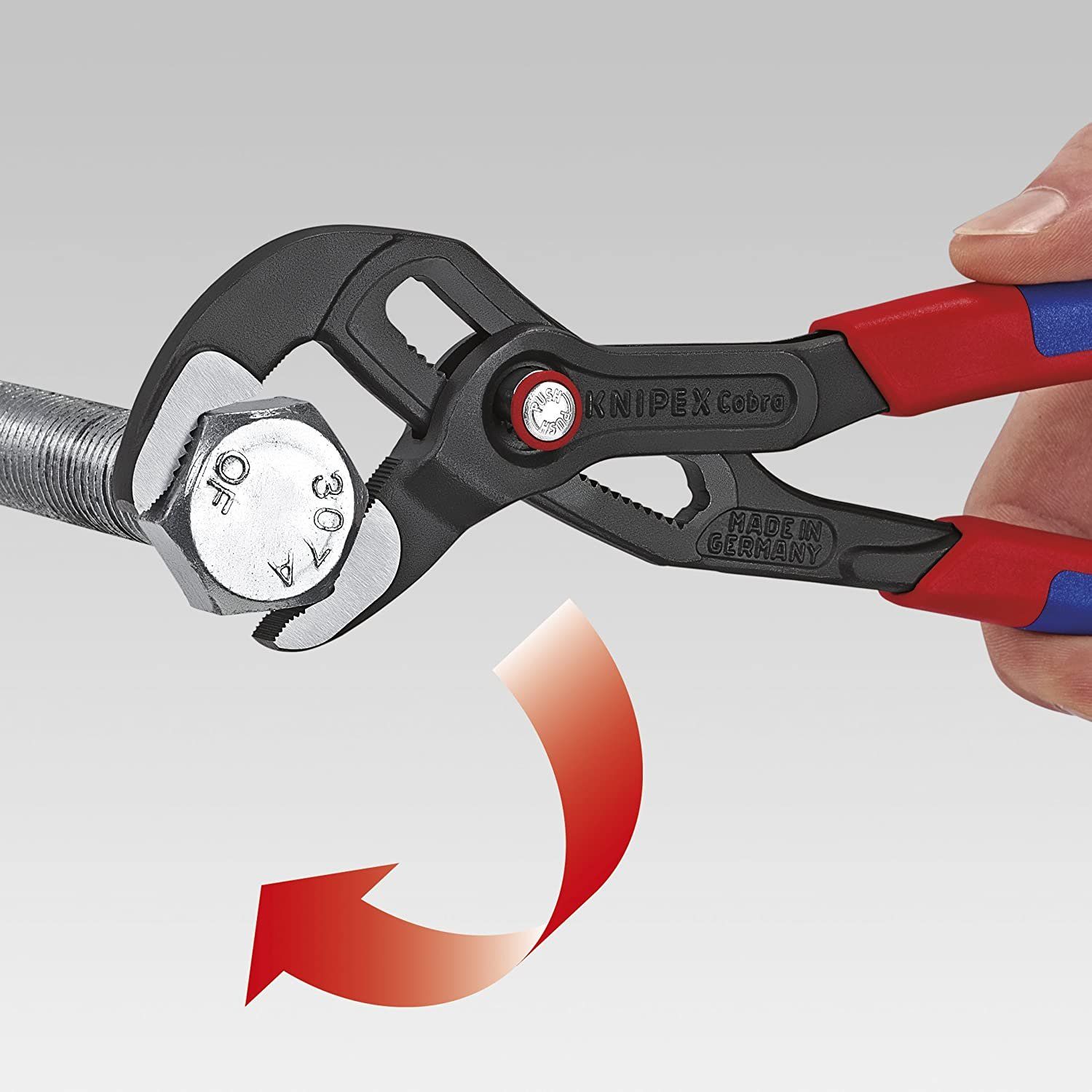 Refurbished Knipex 87 22 250 10" Cobra QuickSet Water Pump Pliers - Reebelo US
