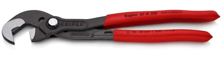 Refurbished Knipex 87 41 250 10" Raptor Pliers - Reebelo US