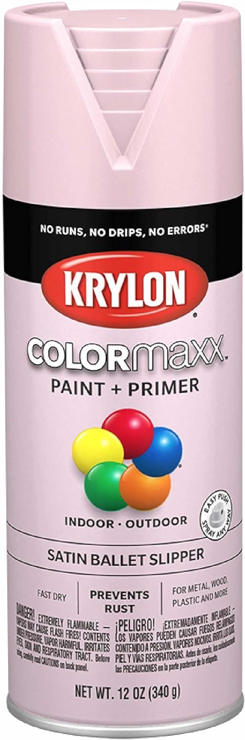 Refurbished Krylon COLORmaxx Spray Paint + Primer Satin Series - Reebelo US