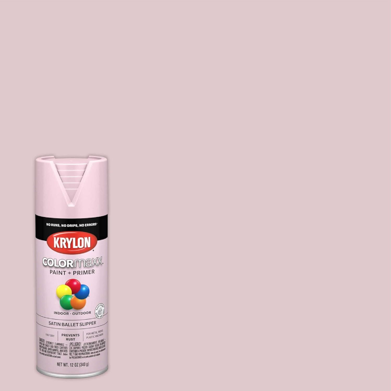 Refurbished Krylon COLORmaxx Spray Paint + Primer Satin Series - Reebelo US