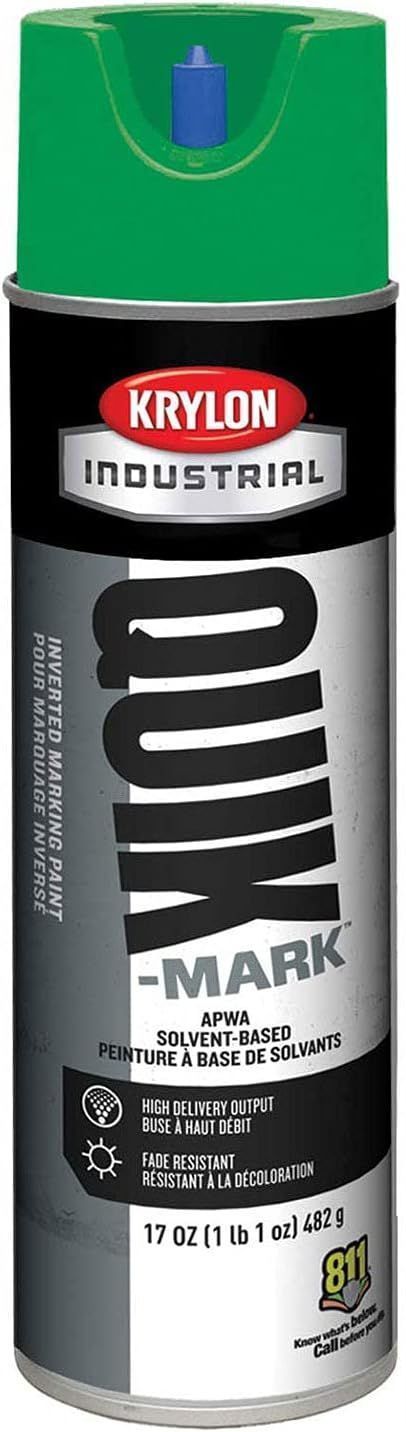 Refurbished Krylon Industrial Quik-Mark Solvent-Based Inverted Marking Paint - Reebelo US