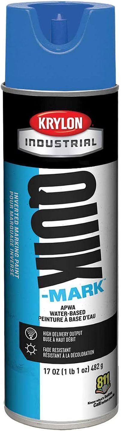 Refurbished Krylon Industrial Quik-Mark Water-Based Inverted Marking Paint - Reebelo US