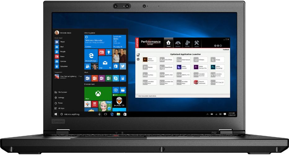 Refurbished Lenovo ThinkPad P52 Mobile Workstation Laptop 15.6" - Reebelo US