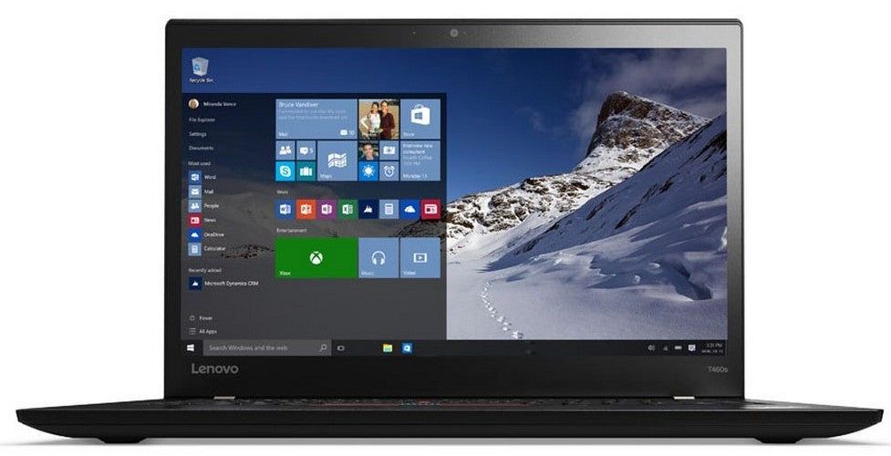 Lenovo Lenovo ThinkPad T460s Laptop 14" - Intel Core i5-6300U 2.4GHz - 8GB - 256GB - Black - 14 Inch - Very Good - Standard Battery