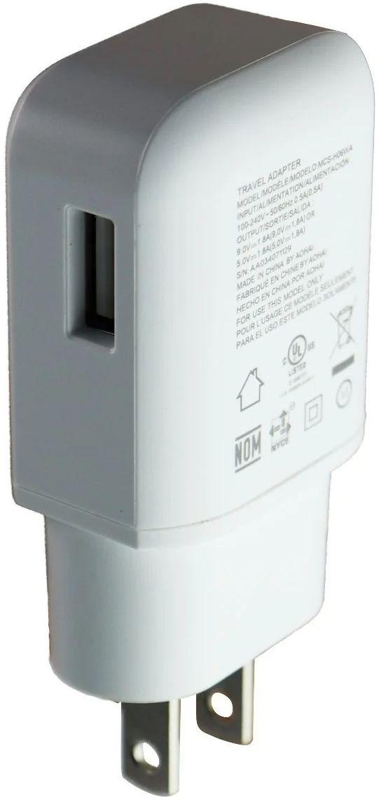 LG (9V/1.8A) Fast Charge Wall Charger Single USB Adapter (MCS-H06WA) - Reebelo US