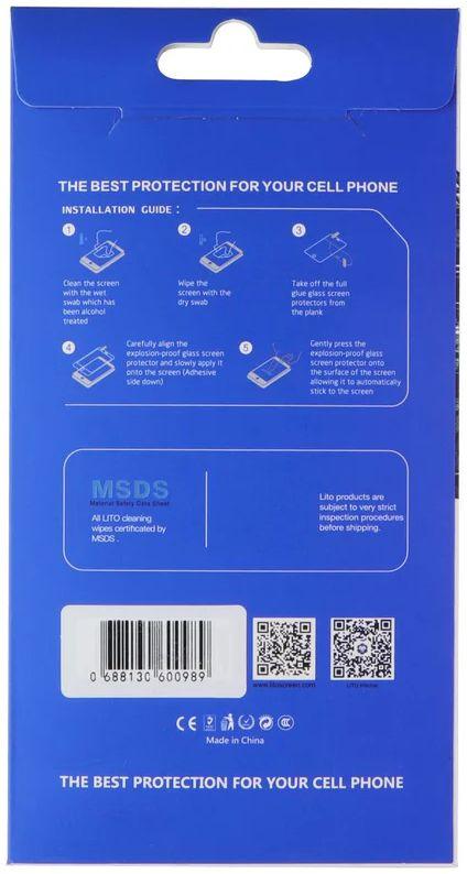 LITO 2.5D Full Glue Tempered Glass Screen Protector for Moto G51 5G - Reebelo US