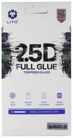 LITO 2.5D Full Glue Tempered Glass Screen Protector for Oppo A96 4G/A76 - Reebelo US