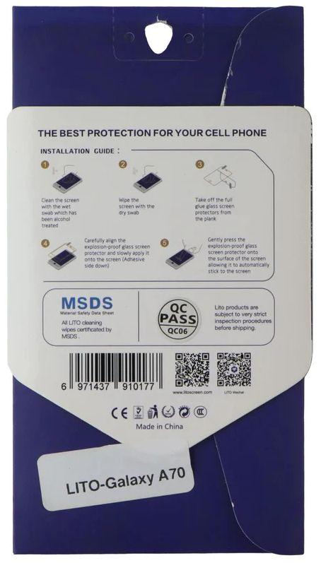 LITO 2.5D Full Glue Tempered Glass Screen Protector for Samsung Galaxy A70 - Reebelo US