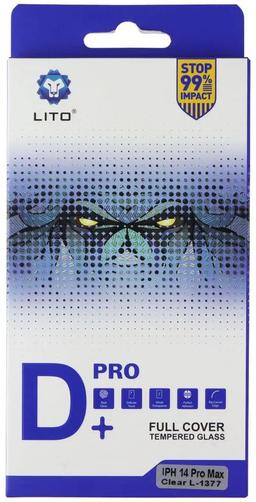 LITO D+ Pro Full Cover Tempered Glass Screen Protector for iPhone 14 Pro Max - Reebelo US