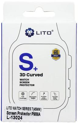 LITO S+ 3D Curved Screen Protector for Apple Watch Series 7 (45mm) - Reebelo US