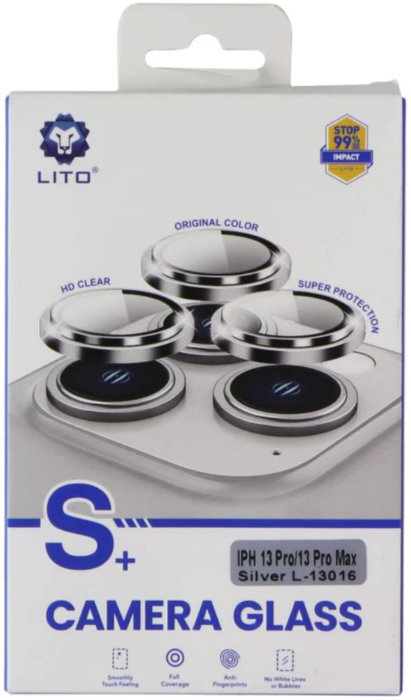LITO S+ Camera Glass Lens Protector for iPhone 13 Pro/13 Pro Max (3 Piece) - Reebelo US