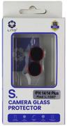 LITO S+ Camera Glass Lens Protector for iPhone 14/14 Plus - Red