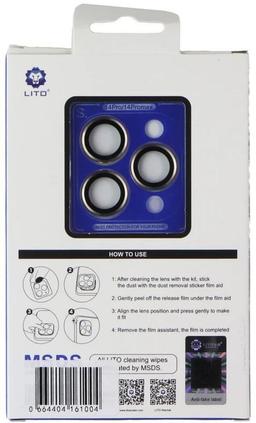 LITO S+ Camera Glass Lens Protector for iPhone 14 Pro/14 Pro Max (3 Piece) - Reebelo US