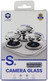 LITO S+ Camera Glass Lens Protector for iPhone 14 Pro/14 Pro Max (3 Piece) - Purple