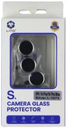 LITO S+ Camera Glass Lens Protector for iPhone 14 Pro/14 Pro Max (3 Piece) - Silver