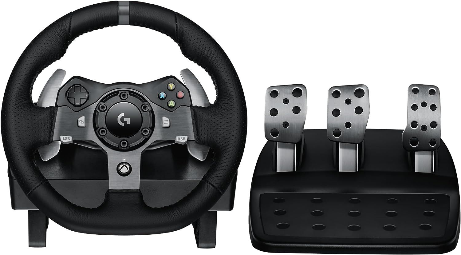 Refurbished Logitech 941-000121 G920 Driving Force Racing Wheel for Xbox One and PC - Reebelo US