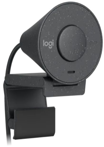 Refurbished Logitech Brio 300 USB-C Webcam with Privacy Shutter - Reebelo US