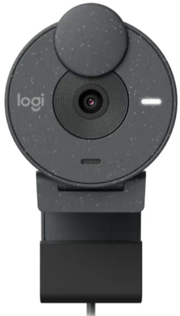 Refurbished Logitech Brio 300 USB-C Webcam with Privacy Shutter - Reebelo US