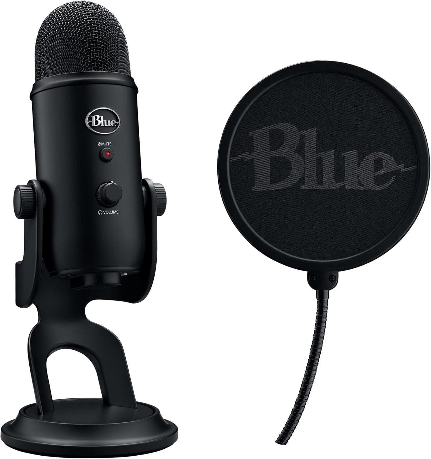 Logitech for Creators Blue Yeti Game Streaming Kit - Black