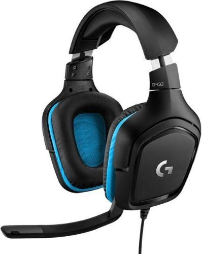 Logitech G432 7.1 Surround Sound Wired Gaming Headset - Black