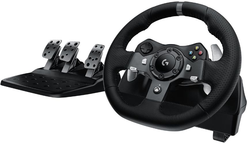Refurbished Logitech G920 Driving Force Racing Wheel and Pedals Set for Xbox and PC - Reebelo US
