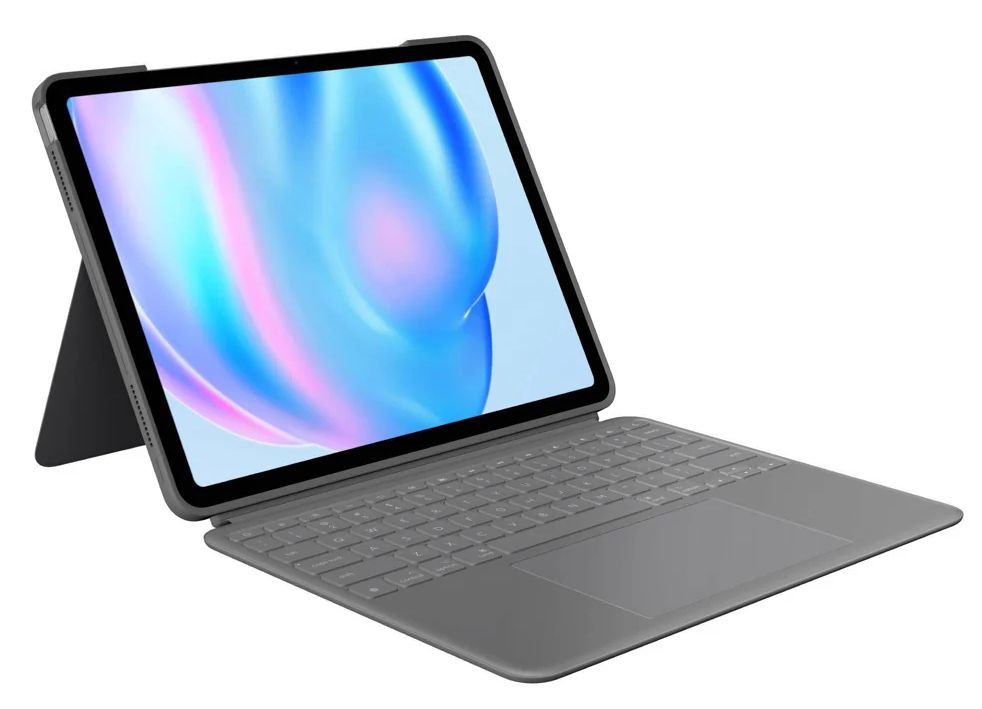 Logitech iPad Air 13-inch Keyboard Case with Detachable Keyboard and Trackpad - Oxford Gray