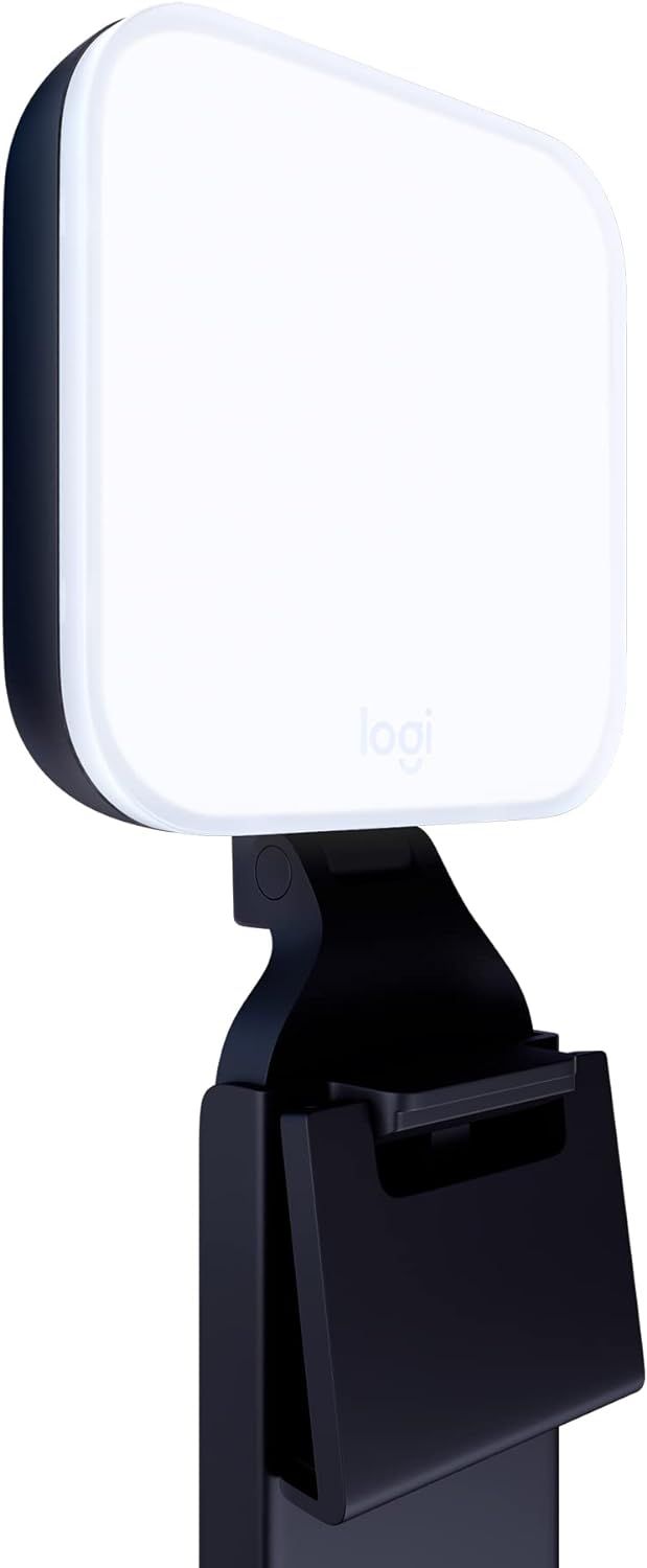 Logitech Litra Glow Premium LED Streaming Light with TrueSoft - Black